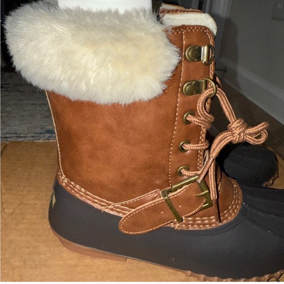 Esprit Brown and Black Winter Boots - Picture 2 of 10